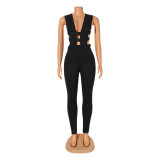 Fashion Sexy Hollow Sleeveless Jumpsuits GOSD-OS6535