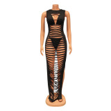 Sexy Hole Hollow Swimsuit Three Piece Set GOSD-OS6622
