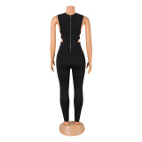Fashion Sexy Hollow Sleeveless Jumpsuits GOSD-OS6535