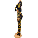 Fashion Print Two Piece Pants Set GOSD-OS6242