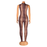 Fashion Skinny Sexy Hollow Print Jumpsuit GOSD-OS6144