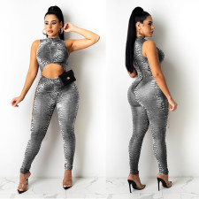Fashion Skinny Sexy Hollow Print Jumpsuit GOSD-OS6144