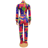 Fashion Print Two Piece Pants Set GOSD-OS6242