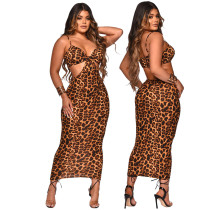 Sexy Print Sling Maxi Dress GOSD-OS6056