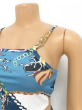 Fashion Print Camisole And Pants Two Piece Set GOSD-OS6092