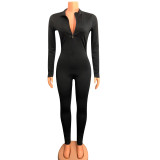 Casual Sports Skinny Long Sleeve Jumpsuit GOSD-OS6339