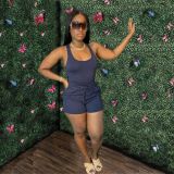 Vest Shorts Casual Two Piece Set GWDS-210411