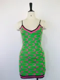 Fashion Sexy Print Knit Sling Dress GWDS-220426