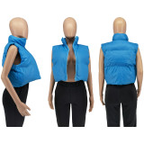 Winter Padded Sleeveless Zipper Coat WSM-5332