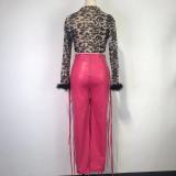 Sexy Rope PU Leather Pants GWDS-211108