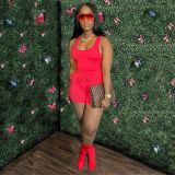 Vest Shorts Casual Two Piece Set GWDS-210411