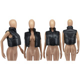 Winter Padded Sleeveless Zipper Coat WSM-5332