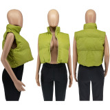 Winter Padded Sleeveless Zipper Coat WSM-5332