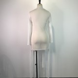 Sexy Mesh See Through Mini Dress GWDS-210313