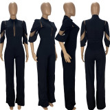 Sexy Mesh Patchwork Jumpsuit LDS-3311