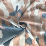 Plus Size Camouflage Print Short Sleeve Shorts 2 Piece Set GWDS-210415