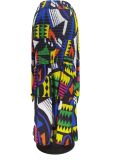 Plus Size Geometric Print High Waist Maxi Skirt ZDF-31232