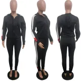 Casual Hooded Long Sleeve Two Piece Pants Sets LSD-85900