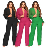 Fashion Chiffon Splice Long Sleeve Jumpsuit ME-8199