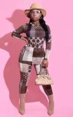 Printed Long Sleeve Two Piece Pants Set YF-9997