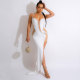 Plus Size Sexy Hot Drilling Irregular Night Club Dress NY-2567