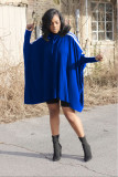 Fashion Casual Bat Sleeve Loose Zip Dress BS-1318