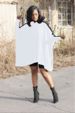 Fashion Casual Bat Sleeve Loose Zip Dress BS-1318