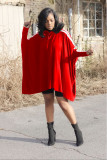 Fashion Casual Bat Sleeve Loose Zip Dress BS-1318