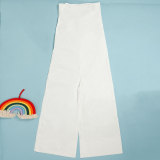 Casual Solid Sleeveless Wide Leg Loose Jumpsuit NY-10212