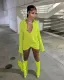 Sexy Pleated Crossover Long Sleeve Shirt Dress ZSD-0505