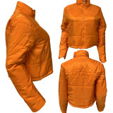 Plus Size Winter Zipper Cotton-padded Puffer Coats LSD-90300