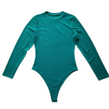 Casual Solid Long Sleeve Bodysuit+Tassel Lace Pants Sports Suits AIL-223