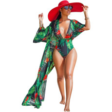 Sexy Print Swimsuit Two Piece Set ME-Q059