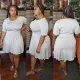 Plus Size Solid Pullover Dress 5XL OSM-6084