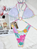 Sexy Print Bikinis Two Piece Swimsuit CSYZ-B839Q