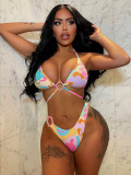 Sexy Print Bikinis Two Piece Swimsuit CSYZ-B839Q
