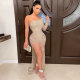 Sexy Hot Drilling Mesh See Through  Slim Club Dress NY-2573