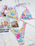 Sexy Print Bikinis Two Piece Swimsuit CSYZ-B839Q