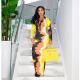 Fashion Printed Long Sleeve Maxi Dress OD-8515