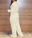 Casual Long Sleeve Straight Pant Two Piece Set LSD-81060