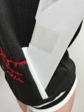 Fashion Embroidery Plush Baseball Jacket MEM-88401
