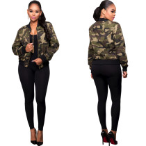 Fashion Long Sleeve Camouflage Coat SMR-8262