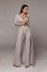 Solid Top+Pants+Long Sleeve Coat Three Piece Set YF-9234