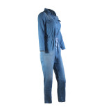Plus Size Fashion Single Breasted Denim Jumpsuit SMR-8209
