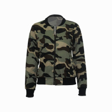 Fashion Long Sleeve Camouflage Coat SMR-8262