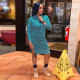 Casual Solid Color Hooded Sweatshirt Dress NY-2588