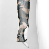 Camouflage Long Sleeve Top BLG-770010