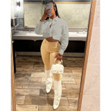Fashion Solid Long Sleeve Shirts GCNF-0198