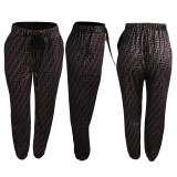 Fashion Printed Casual Sports Pants WMEF-20809