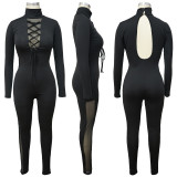 Sexy Bandage Splice Nightclub Jumpsuit YF-9810